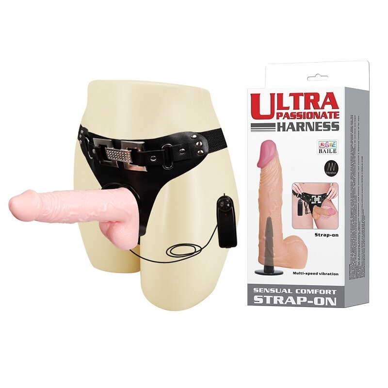 STRAP-ON COM VIBRAÇÃO ULTRA PASSIONATE 16,5CM  38.00€