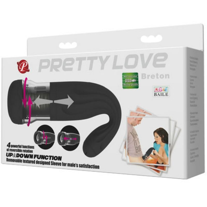 PRETTY LOVE MULTIFUNÇÃO MASTURBADOR RECARREGÁVEL BRETON   85.00€