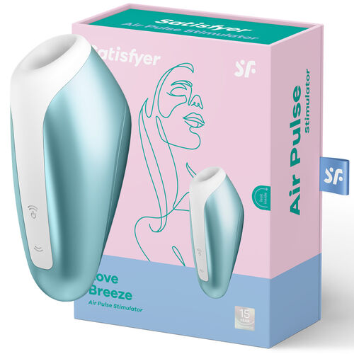 SATISFYER LOVE BREEZE SUCTIONER ICE BLUE  48,00€