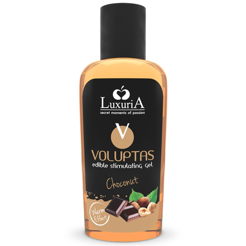LUXURIA VOLUPTAS GEL DE MASSAGEM COMESTÍVEL COM EFEITO CALOR – CHOCONUT 100 ML  15.00€