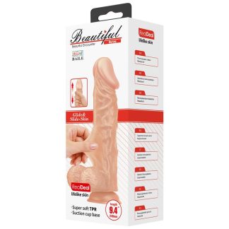 BAILE Dildo Realista com Ventosa Buraq 9,4"