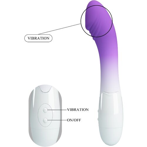 PRETTY LOVE – VIBRADOR ELEMENTAL PONTO G 30 VIBRAÇÕES ROXO   29.00€